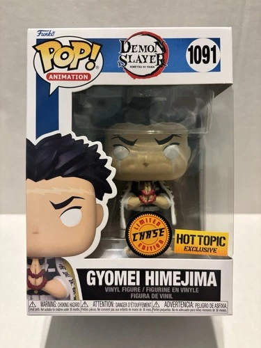 Pop Funko #1091 Demon Slayer Gyomei Himejima Chase Hot Topic w/ soft protector