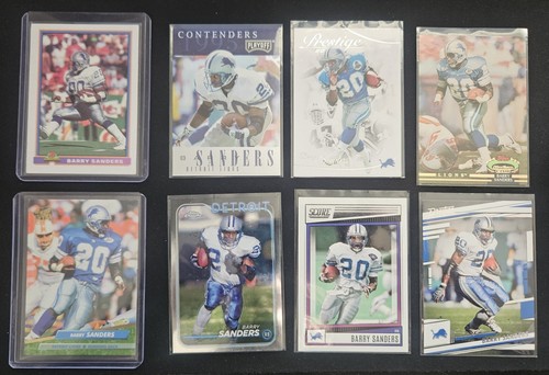 Barry Sanders - Detroit Lions - Lot of 8 cards ranging from 91'- 24' - Bild 1 von 2
