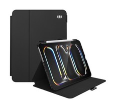 Speck Balance Folio Case iPad Pro 11 2024 Pencil Holder Slim Stand Black White