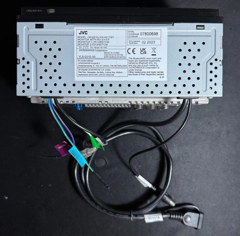 Autoradio JVC KW-M27DBT DAB+ Doppio Din 2DIN Bluetooth Android Mirroring - Immagine 4 di 4