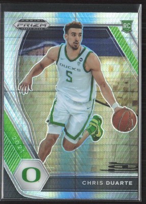2021 Panini Prizm Draft Picks #23b Chris Duarte Hyper Oregon Ducks (L)
