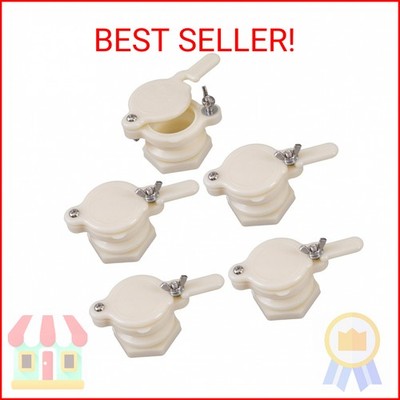 HunterBee 3/5 Pack Honey gate Valve for 5 Gallon Bucket bee hive gate valves for