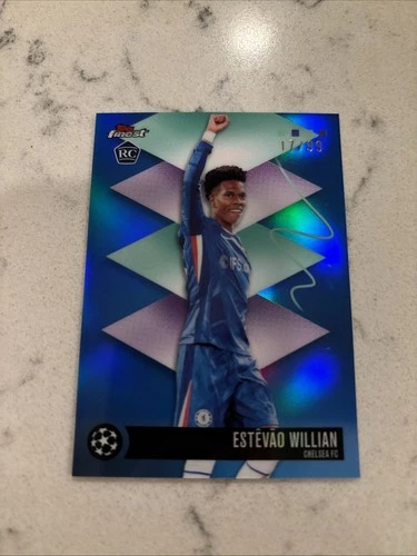 ESTEVAO WILLIAN 2025-26 TOPPS FINEST UEFA CLUB RARE ROOKIE #433 CHELSEA /99