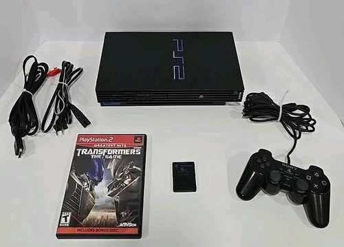 Sony PlayStation 2 Fat SCPH-30001 Bundle PS2 + Transformers Game & 1 Controller