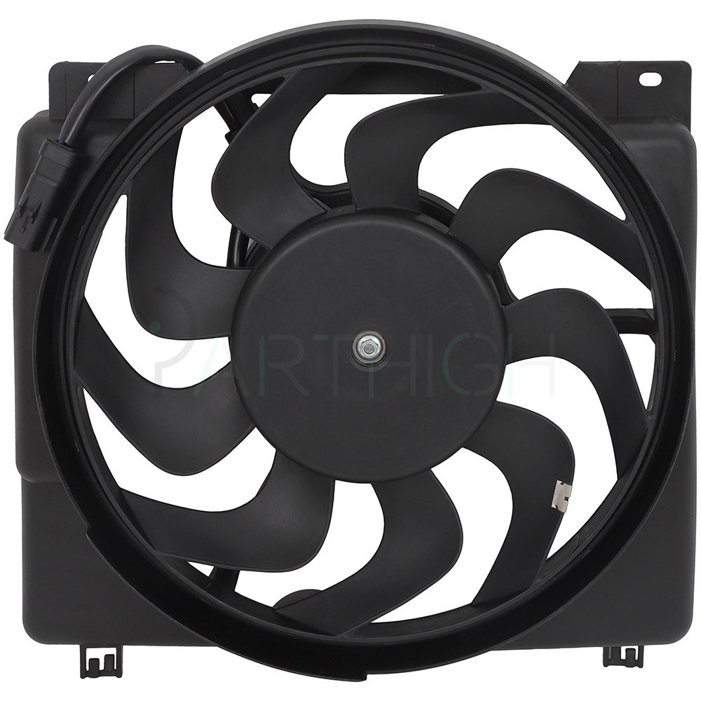 Radiator and Cooling Fan Assembly Car Electric For 1997 98-2001 Jeep Cherokee