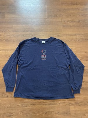 VTG Y2K 2008 Team USA Olympics Beijing Navy Long Sleeve Shirt Size 2XL