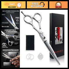 Professional Hair Cutting Scissors 6" - Japanese 440C Stainless Steel Shears for