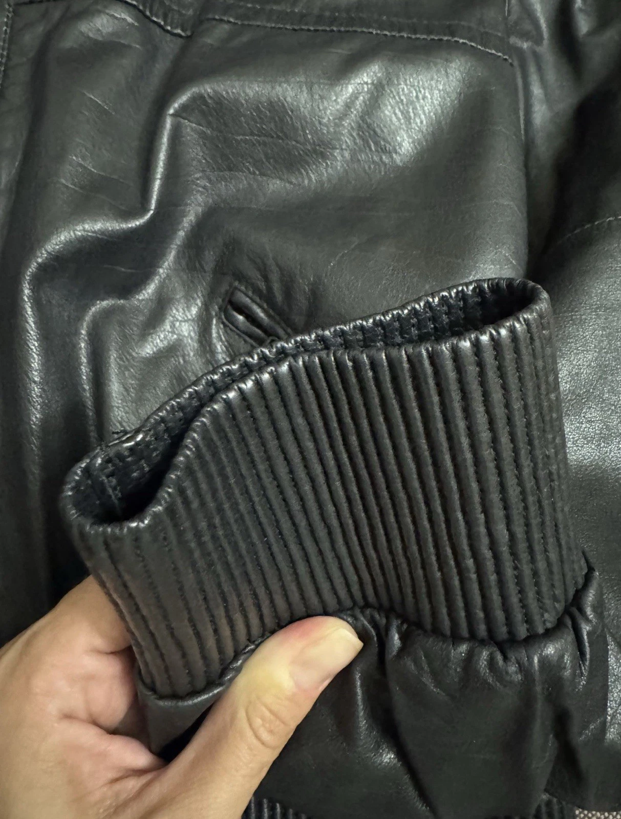 Gucci giacca donna pelle taglia M L