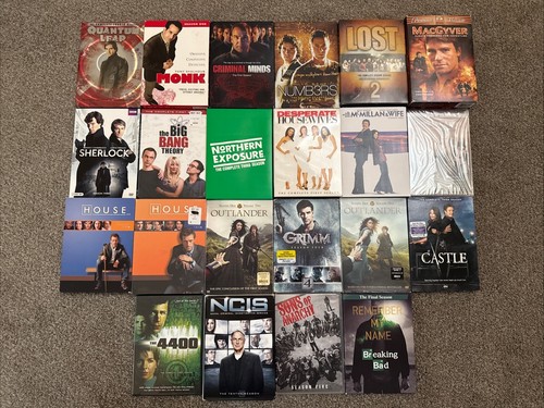 Lot of 22 Tv Series Lot. Big Bang Theory, House, Monk, Criminal Minds, Assorted