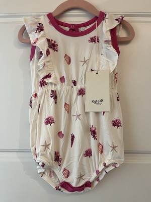Kyte Baby Raspberry Shell Bodysuit NWT 12-18m