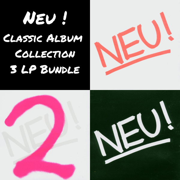 Neu! Classic Album Collection 3 x Vinyl LP Bundle Neu! Neu! 2 Neu! 75