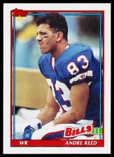 Andre Reed, 1991 Topps, #54, Buffalo Bills,