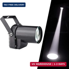 Disco Ball Spotlight LED Pinspot Light - Motorized Mirror Ball Party Light