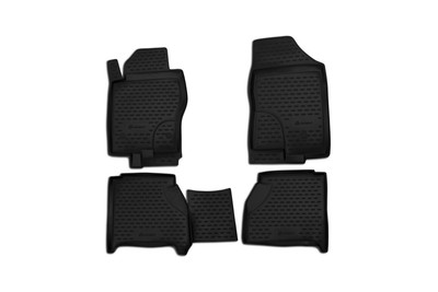 Element Passgenaue 3D Fußmatten für NISSAN Navara (Frontier), 2010-2015, Pick-
