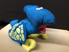 Vtg Fisher Price 1992 Puffalump Blue Dinosaur Plush PTERODACTYL - Roar Works