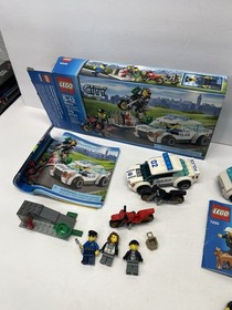 LEGO City Police LOT High Speed Police Chase 60042 K9 Van 7285 ATM Robbers 7279