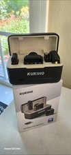 KUKIHO Wireless Microphone System, Wireless Mic, Charging Case, Black