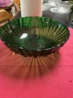 Vintage Anchor Hocking Burple Green Round, 10" bowl Diameter