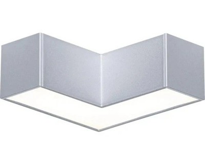 Linion Lichtkanal Ecke 90° 3,5W 200 lm 3000 K chrom/matt 10x10cm 24V DC