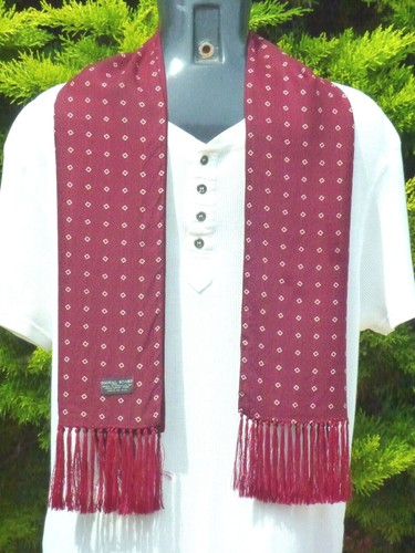 Vintage TOOTAL Scarf Cravat Dapper Neckwear Mod Indie Scooter Goodwood Ascot - Picture 4 of 12