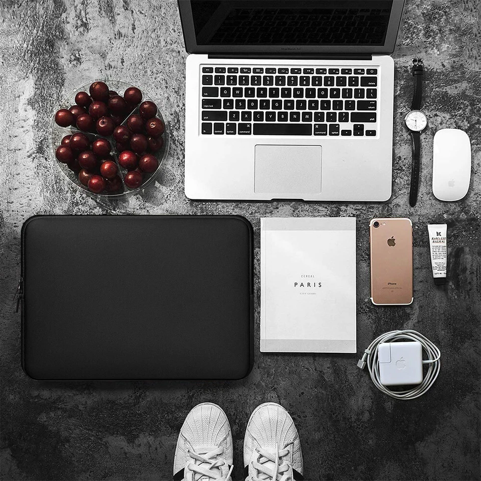 Capa de feltro para laptop bolsa para MacBook Air Pro 13 16 13,6" iPad Pro/Air - Imagem 4 de 4