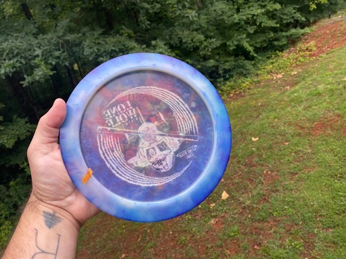 Lone Star Tombstone Glow NEW Disc Dyed X-Out Lone Wolf Stamp Blue 172g Colorful - Picture 5 of 5