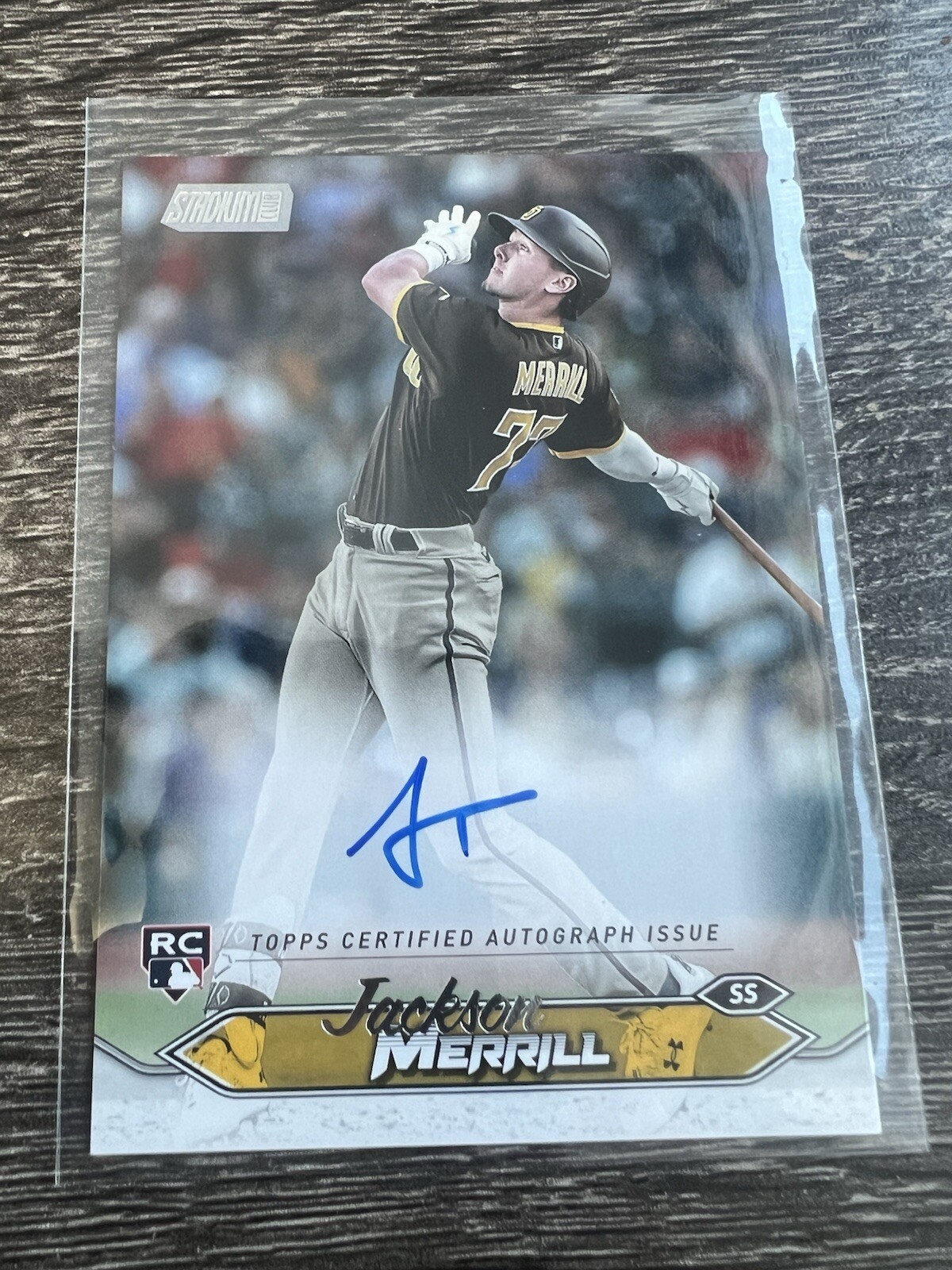 2024 Topps Stadium Club JACKSON MERRILL RC Auto Padres SCBA-JME 