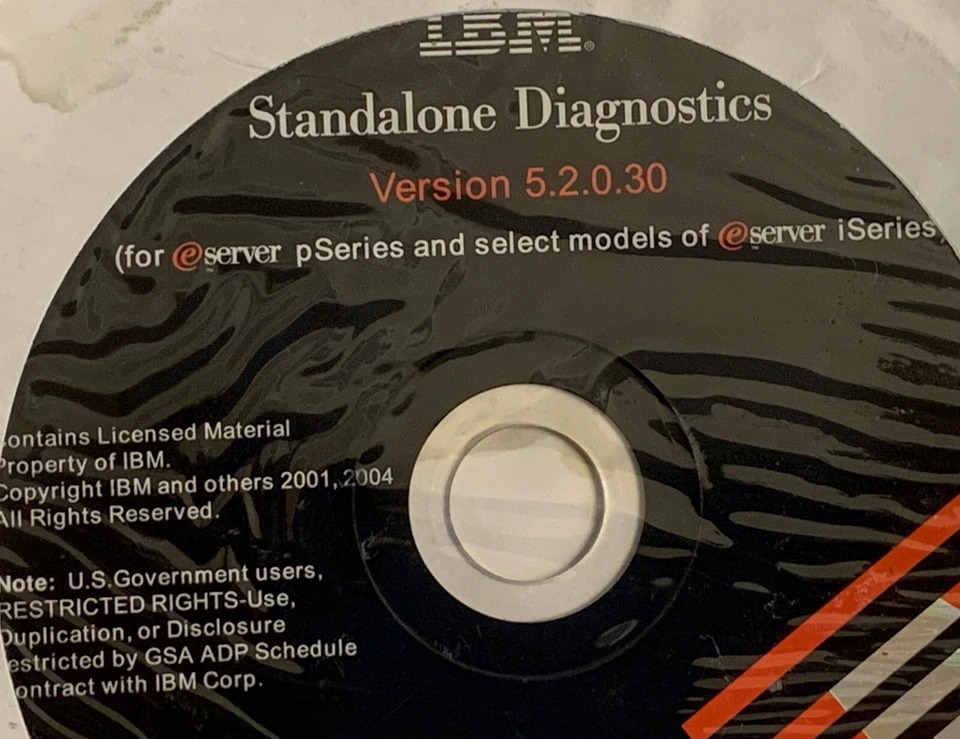 IBM pSeries & RS/6000 Standalone Diagnostics Sealed/New - Image 2 of 3