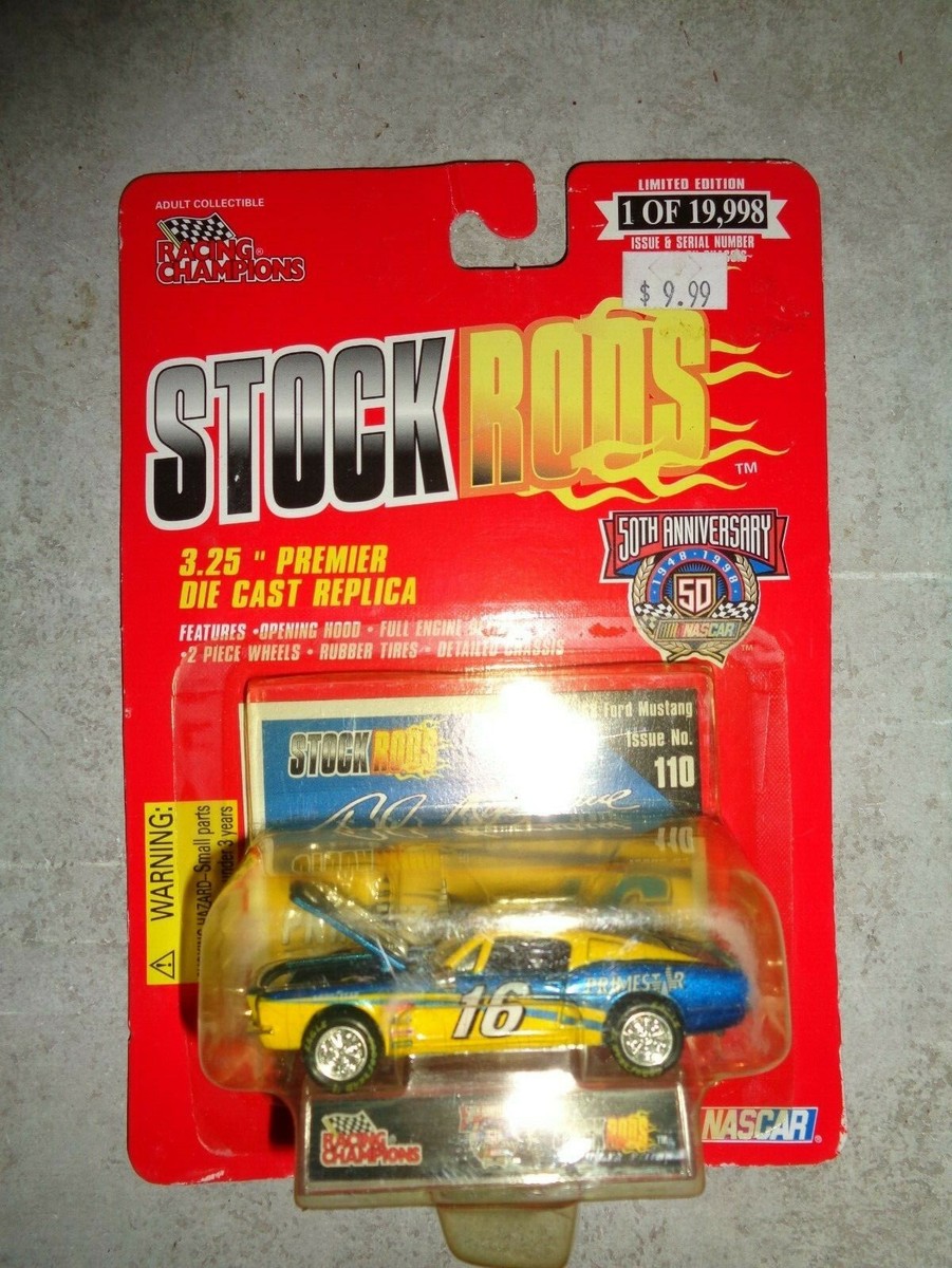 RACING CHAMPIONS STOCK RODS &lsquo;68 FORD MUSTANG #16 ISSUE #110 