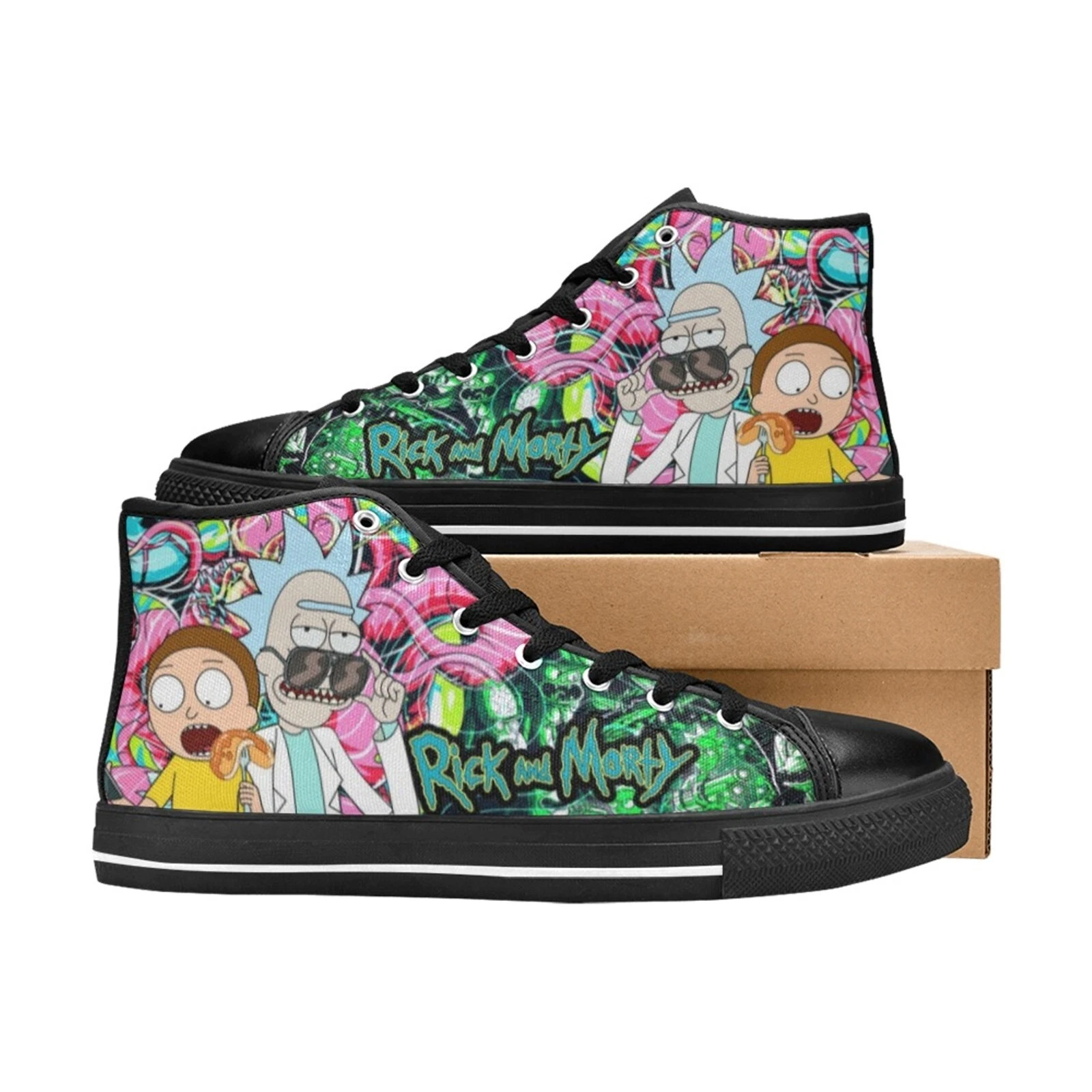 Rick and Rickandmorty  10 High Top Sneaker , Shoes Athletic