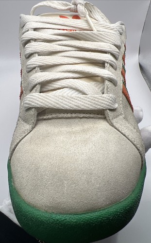 Adidas Food Court Polson ST Classic Court Skateboard Cream Orange Green Size 9 - Picture 4 of 22