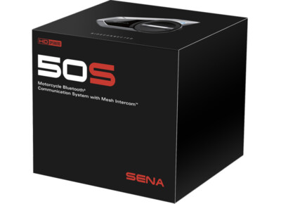 SENA Headset 50S Einzelset Motorrad Mesh 2.0 Intercom HD Sound by Harman Kardon
