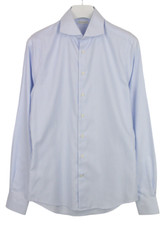 SUITSUPPLY Try On Extra Slim Fit Formal Shirt Men's 40L / 15 3/4L Pinstriped