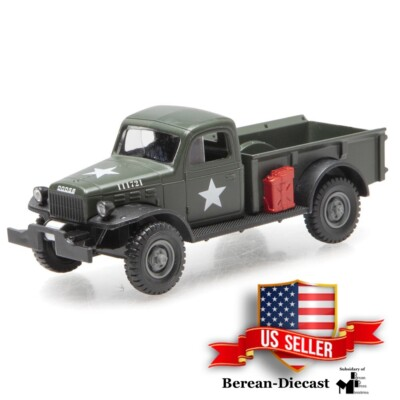 #ad Iconic 1947 Menards Denver Diecast Power Wagon Military 1:48 Scale O Gauge NIB $12.49