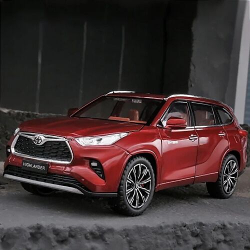1/24 Toyota Highlander SUV Diecast Vehicle Model Car Toy Collectible Sound&Light - Picture 5 of 42
