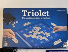 Triolet Number Crossword Strategy Board Game GiGamic 2017 COMPLETE