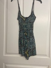 Ultra Flirt Multi Color Romper Size X Small