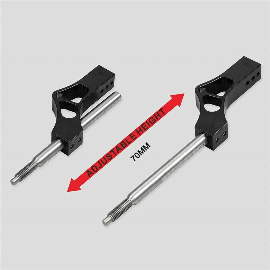 Auto SUV Adjustable Height Lever Extension Stick Car Shift Knob Gear Shifter Kit - Image 4 of 4