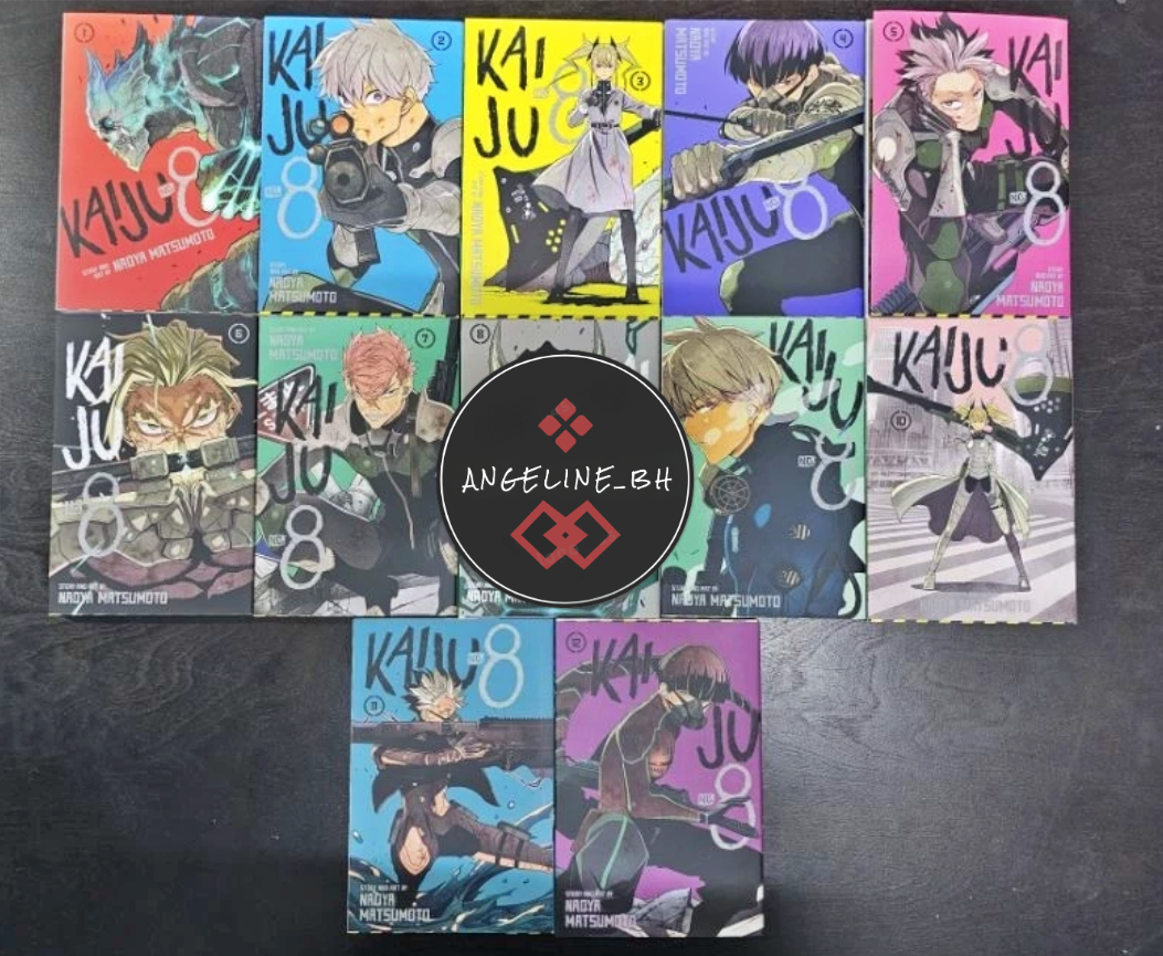 Kaiju No.8 Manga Volume 1-12 English Full Set by Naoya Matsumoto