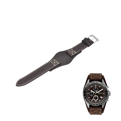 Fossil Ch2599 Strap Decker CH2599 22mm Brown Leather Watch Strap