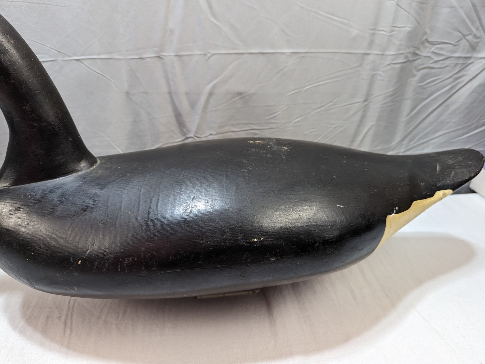 Wonderful 25" Fine Vintage Canadian Goose Decoy Carved Wood Painted