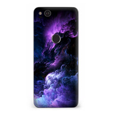 Google Pixel 2 Skins Decal Wrap purple storm clouds