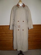 Ladies Large Full Length Beige Cotton Coat By John Partridge For Japes Wardrobe