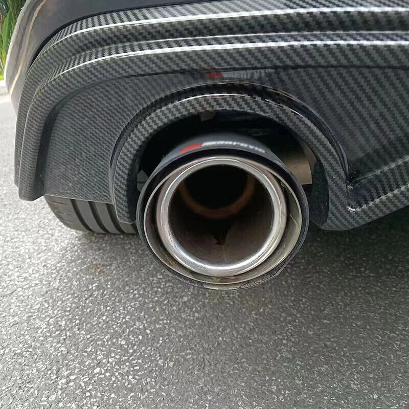 2x Carbonio Scarico Punta Pipa Posteriore Marmitta solo per VW Golf 8 GTI - Imagen 4 de 4