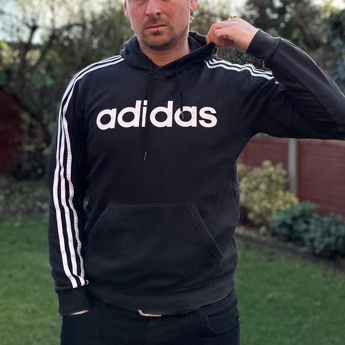 Adidas Hoodie Mens Modeling SET: 125 New Adidas Mens Fleece Tiro Hoodie  Fleece Joggers! MT