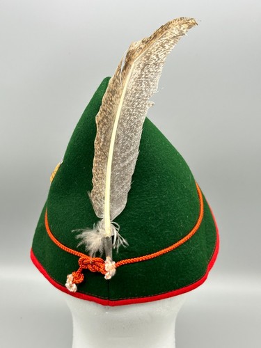 OBERAMMERGAU Vintage kids 1940's German Bavarian Oktoberfest Alpine Felt Hat - Picture 5 of 10