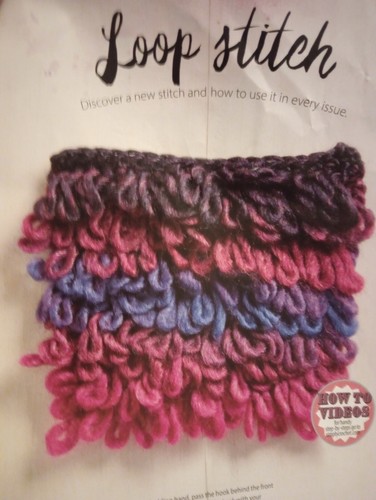 Loop Scarf And Handbag, Crochet Pattern - Picture 7 of 7
