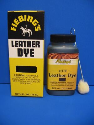 #ad Fiebing#x27;s Leather Dye w Applicator 17 COLORS Pic A Color 4 OZ NEW $9.99