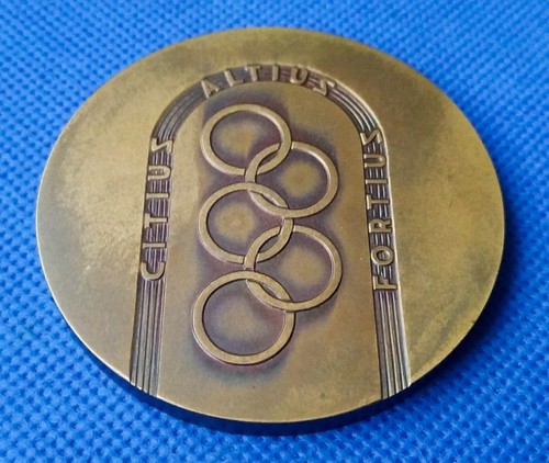 NOC USSR Olympic Committee Official Table Medal XXII Olympic Games 1980 Enamel - Picture 8 of 12