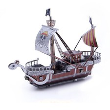 Microworld 3D Metal Nano Puzzle Going Merry Pirate Ship Building Jigsaw Model
